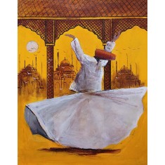 Abdul Hameed, 18 x 24 inch, Acrylic on Canvas, AC-ADHD-178